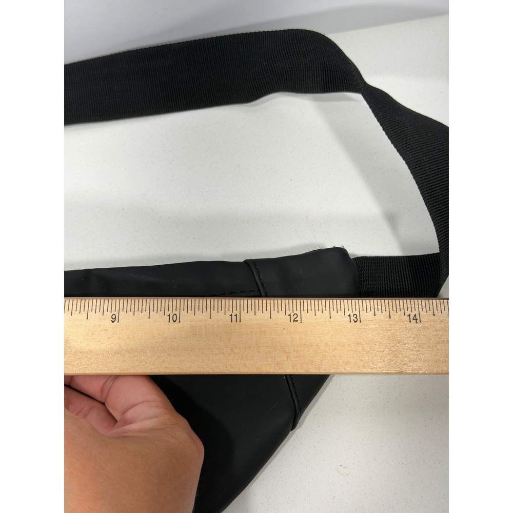 Duchamp London Black Matte Belt Bag Fanny Pack Adjustable Mesh Back Waist‎ Bag - Picture 2 of 6